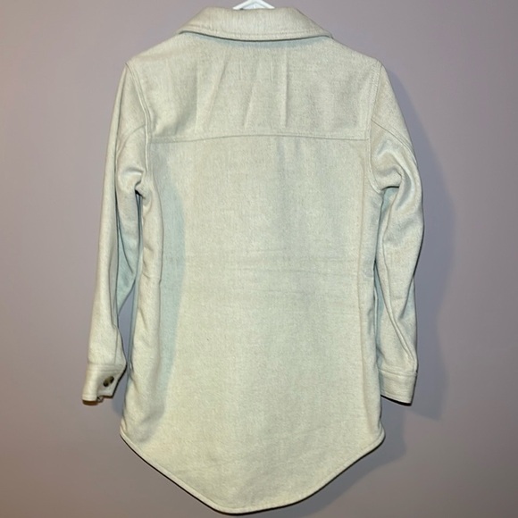 Old Navy Soft-Brushed Utility Shacket for Women Oatmeal - XS - Picture 5 of 5